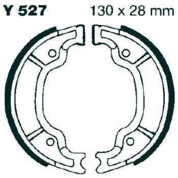 BRAKE SHOE GROOVED