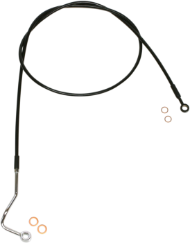 LINE BRAKE MID UPR XR BLK