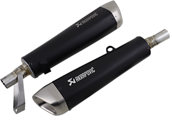 MUFFLERS TI BK STR TWIN