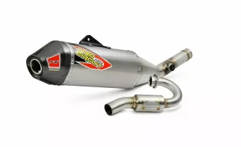 EXHAUST T-6 SS/TI/CF KX250 '25