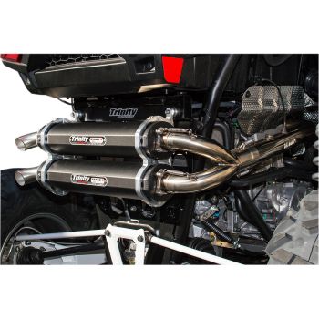 EXHAUST DL RZR XP T BK