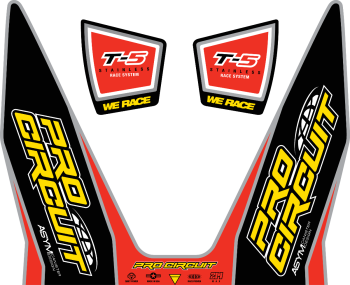 EXHAUST STICKER KIT T-5