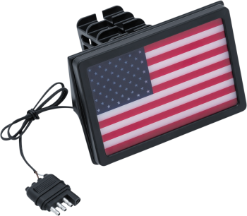 COVER REC HITCH LED FLAG