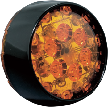 LENS BULL LED AMB T/S BLK