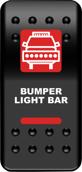 SWITCH RKR BMPR LGHTBR RD