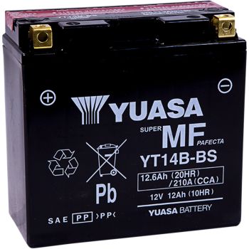 BATTERY YUASA MF YT14B-BS