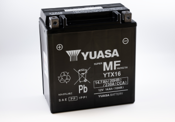 BATTERY YUASA FA YTX16