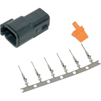 CONN KIT 6POS 74106-98BK