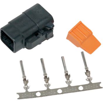 CONN KIT 4POS 74114-98BK