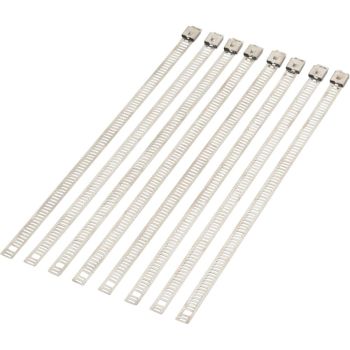 CABLE TIE SILVER 8 8PK