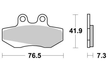Sbs Brakepads Ceramic (652HF)