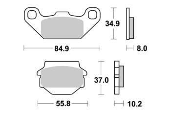 Sbs Brakepads Sintered Offroad