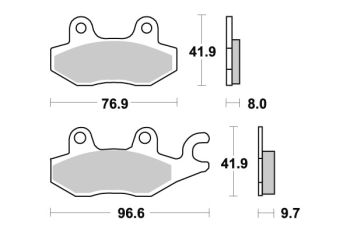 Sbs Brakepads Sintered Offroad