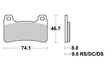 Sbs Brakepads Dual Sinter