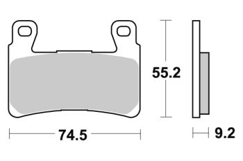 Sbs Brakepads Dual Sinter