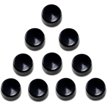 COVER BOLT 1/2 HEX BLK