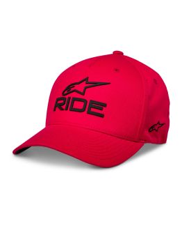 HAT CRV BILL RIDE SONIC RED/BL