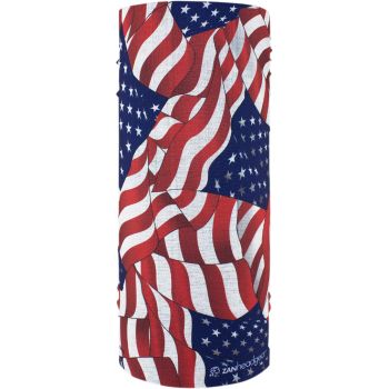 Torusall Zan Headgear Motley Tube Wavy American Flag