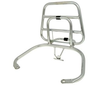 rear luggage rack folding chrome for Vespa S, LX, LXV Touring