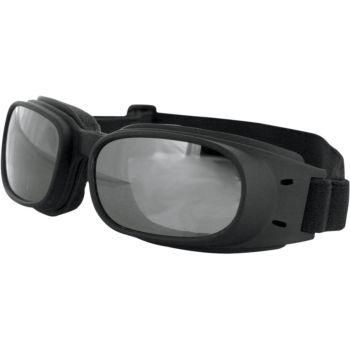 GOGGLE PISTON BLACK W/ SMOKE M