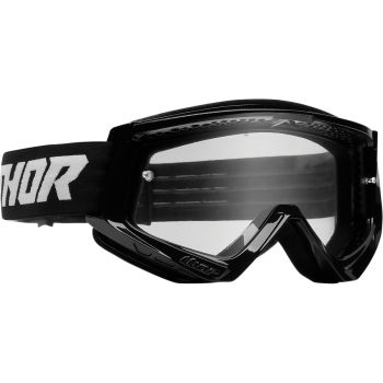 GOGGLE COMBAT RACER BK/WH