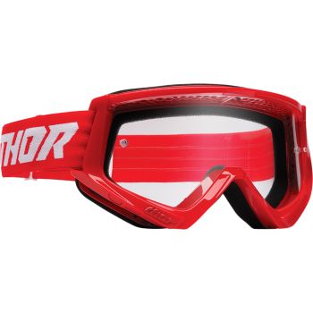 GOGGLE COMBAT RACER RD/WH