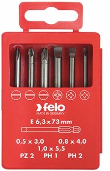 Otsikute komplekt lukustiga, pikkus 73 mm