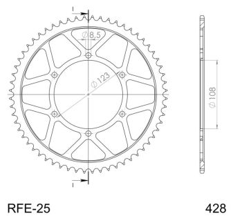 Supersprox / JT Rear sprocket 25.60