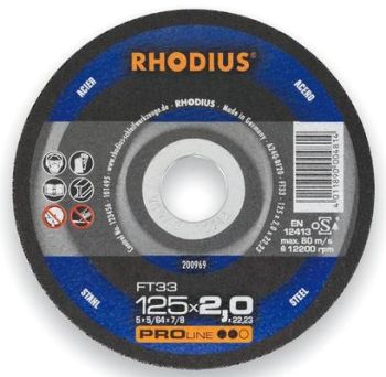 Lõikeketas FT33 180x2,0x22,2 mm