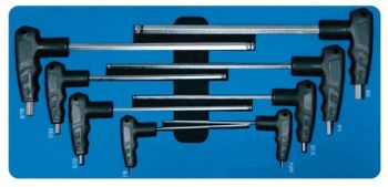 Kuuskantvõtmed T-käepide, TOLLMÕÕDUS, 8-osa