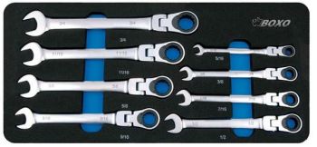 Lehtsilmus tirrvõti, pöördpeaga, TOLLMÕÕDUS, 8-osa