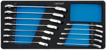 Lehtsilmus tirrvõti, suunavahetiga, 12-osa