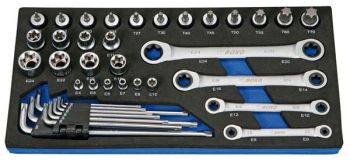 TORX & E-torx komplekt, 39-osa