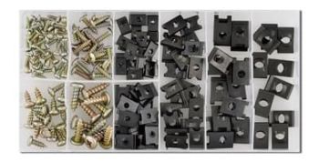 Kerepoltide ja plekimutrite komplekt, 170 tk