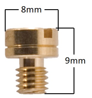 Main Jet # 135 , Round, Fits: Mikuni