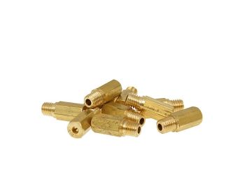 Main Jet, # 126 , Hex, Fits: Keihin / Flat side