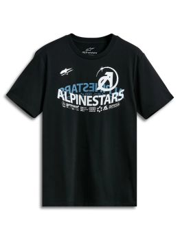TEE SS CSF SEMICIRCLE BLACK L