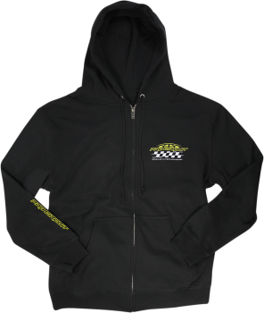 ZIP HOODY RACER BLK XXL