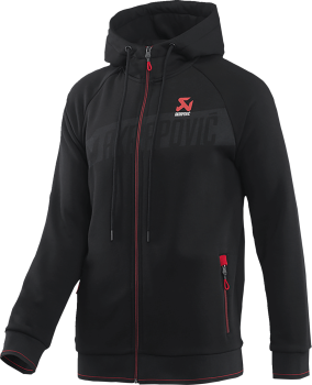 ZIP HOODIE BLACK MEN 3XL