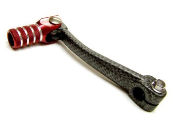 Tec-X Gear pedal, Carbon-style/Red, Minarelli AM6