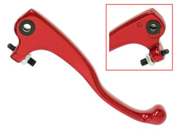 Tec-X Brake lever, Red, Derbi Senda DRD / Aprilia RX,SX