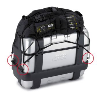 Givi Four rings kit for T10N elastic net anchor
