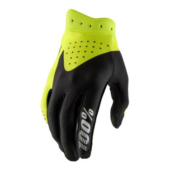 GLOVES ITRACK BLACK/FLO YELLOW