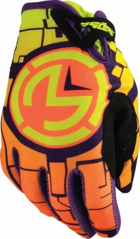 GLOVE YOUTH SX1 ORANGE/GREEN S