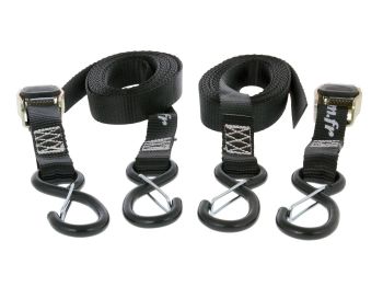 tie down straps 25mm x 3.0m with safety hooks - 2 pieces = 42110