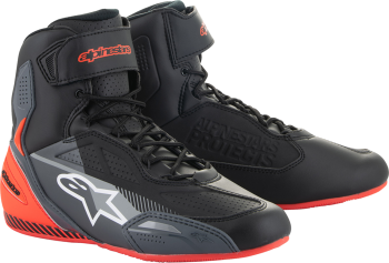 SHOE FASTER-3 BLK/GY/RD 12