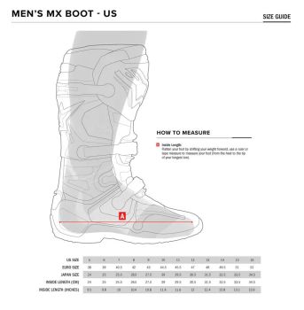 BOOT TECH 7 BLK/LT GY/ORG FL/M