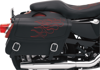SADDLEBAG FLAME RED JB