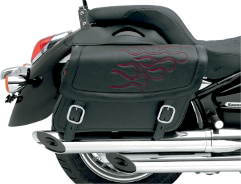 SADDLEBAG FLAME DK RD JB