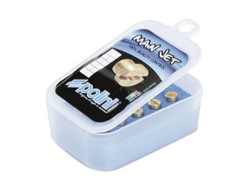 main jet set Polini for Dellorto carburetor 5mm size 110-128